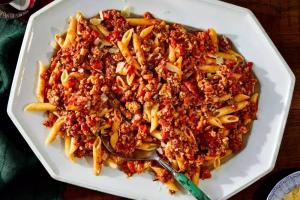 Makaron z sosem Bolognese