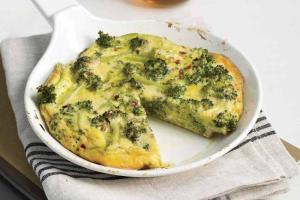 Fritata brokułowa
